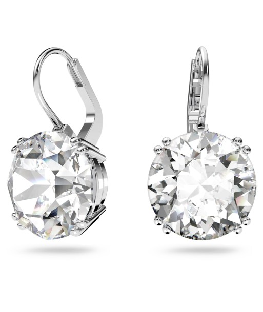 Millenia - Rond - Blanc Argenté - Boucles d'oreilles - Swarovski à prix réduit toute l'année