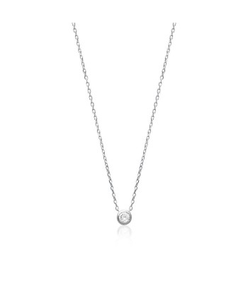 Solitaire - Collier - Argent Economisez 