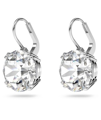 Millenia - Rond - Blanc Argenté - Boucles d'oreilles - Swarovski à prix réduit toute l'année