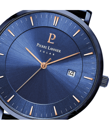 Inti - Bleu Milanais - Montre - Pierre Lannier les muscles