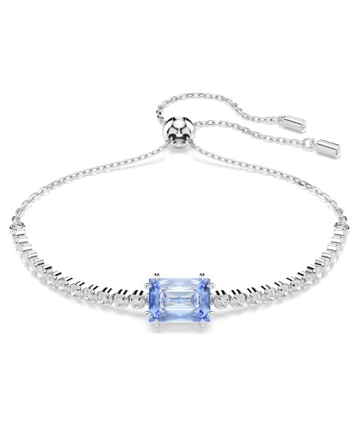 Matrix - Tennis - Bleu Argenté - Bracelet - Swarovski français