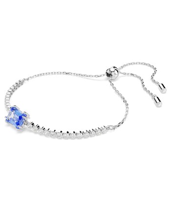 Matrix - Tennis - Bleu Argenté - Bracelet - Swarovski français