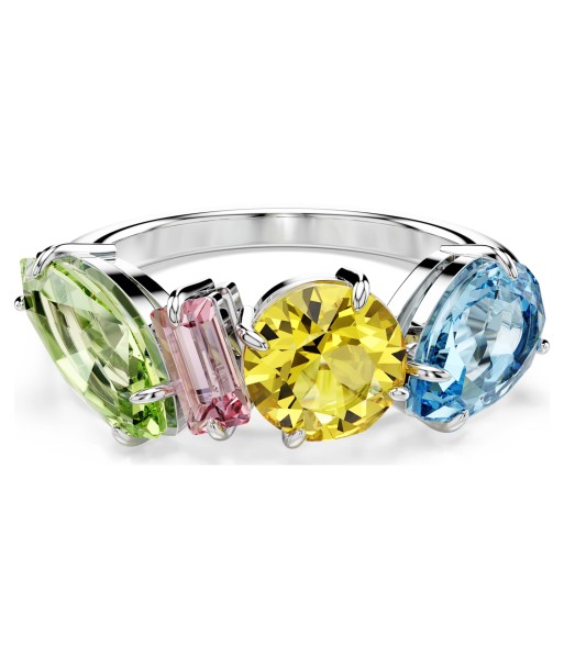 Gema - Multicolore Argenté - Bague - Swarovski commande en ligne