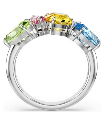 Gema - Multicolore Argenté - Bague - Swarovski commande en ligne