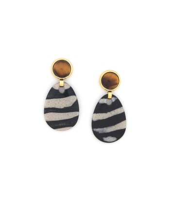 Zebra - Pampille - Boucles d'oreilles - Nature Bijoux sur le site 