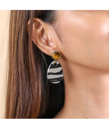 Zebra - Pampille - Boucles d'oreilles - Nature Bijoux sur le site 