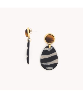 Zebra - Pampille - Boucles d'oreilles - Nature Bijoux sur le site 