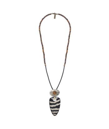 Zebra - Collier Corne - Nature Bijoux Pour