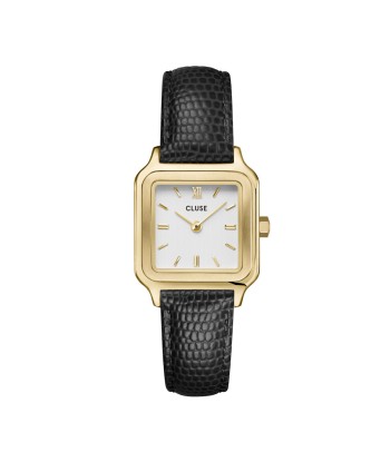 Gracieuse Petite - Doré Cuir Noir - Montre Cluse Venez acheter