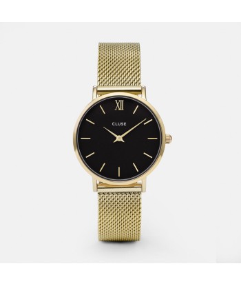 Minuit Mesh - Noir Doré - Montre Cluse sur le site 