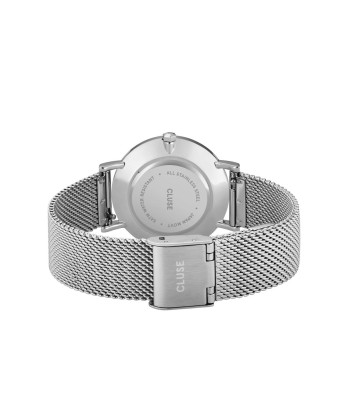 Minuit Mesh - Blanc Argenté - Montre Cluse les ligaments