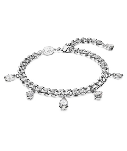 Dextera - Blanc Argenté - Bracelet - Swarovski meilleur choix