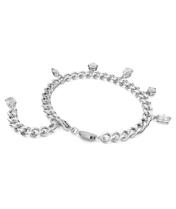 Dextera - Blanc Argenté - Bracelet - Swarovski meilleur choix