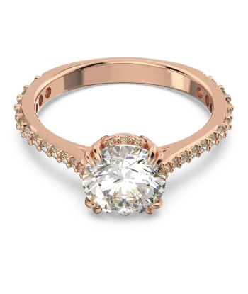 Constella - Blanc Doré Rose - Princesse - Bague - Swarovski votre