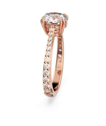 Constella - Blanc Doré Rose - Princesse - Bague - Swarovski votre