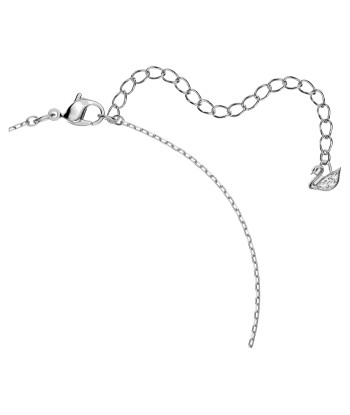 Una - Blanc Argenté - Taille Ronde - Collier - Swarovski vente chaude votre 