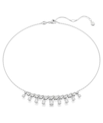 Idyllia - Flocon de Neige - Blanc Argenté - Collier - Swarovski Par le système avancé 