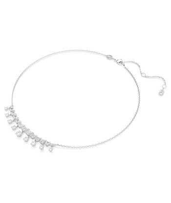 Idyllia - Flocon de Neige - Blanc Argenté - Collier - Swarovski Par le système avancé 