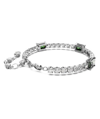 Matrix - Tennis - Vert Argenté - Bracelet - Swarovski Livraison rapide