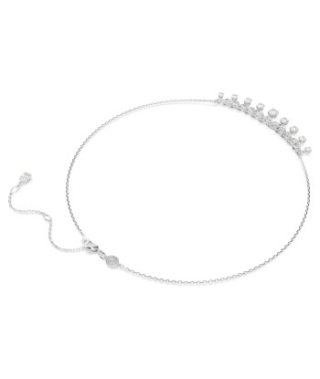 Idyllia - Flocon de Neige - Blanc Argenté - Collier - Swarovski Par le système avancé 