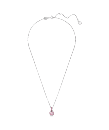 Birthstone - Octobre - Rose Argenté - Collier - Swarovski en ligne