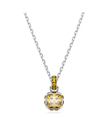 Birthstone - Novembre - Jaune Argenté - Collier - Swarovski de France