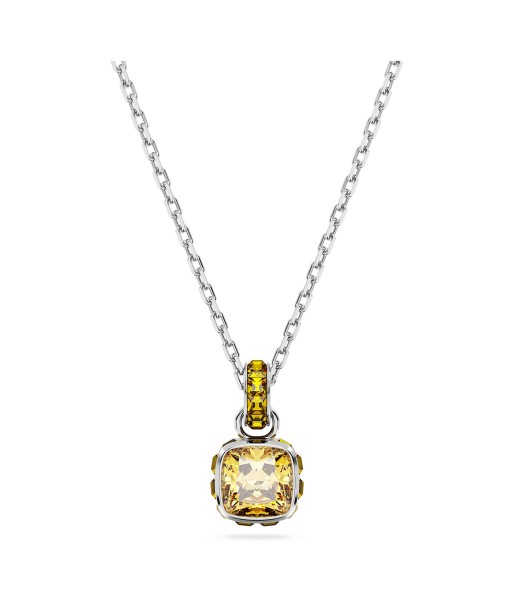 Birthstone - Novembre - Jaune Argenté - Collier - Swarovski de France