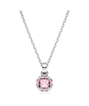 Birthstone - Octobre - Rose Argenté - Collier - Swarovski en ligne