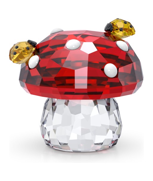 Idyllia - Champignon et Coccinelles  - Figurine - Swarovski du meilleur 