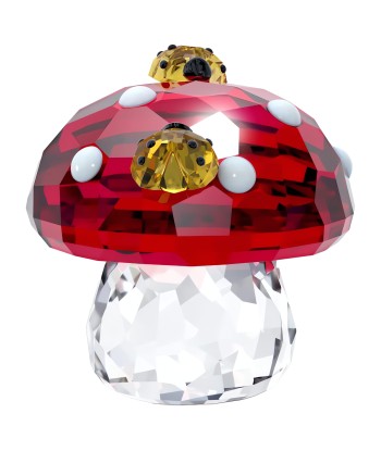 Idyllia - Champignon et Coccinelles  - Figurine - Swarovski du meilleur 