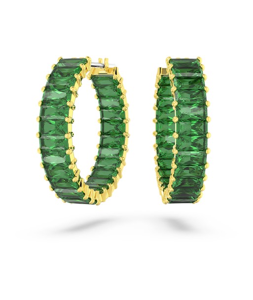 Matrix - Vert Doré - Boucles d'oreilles - Swarovski prix