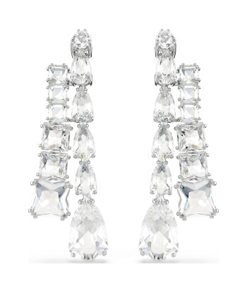 Matrix - Blanc Argenté - Boucles d'oreilles - Swarovski Le MVP de beaucoup