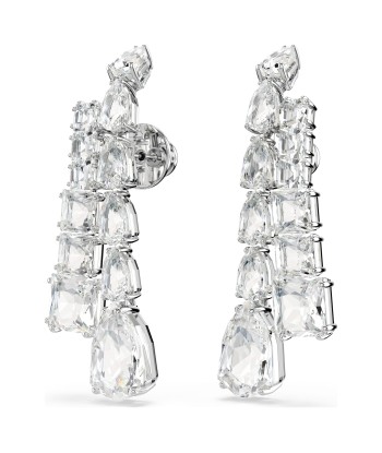 Matrix - Blanc Argenté - Boucles d'oreilles - Swarovski Le MVP de beaucoup