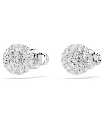 Dextera - Blanc Argenté - Clous d'oreilles - Swarovski plus qu'un jeu 