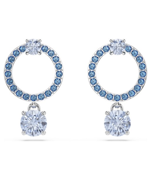 Attract - Bleu Argenté - Boucles d'oreilles - Swarovski acheter