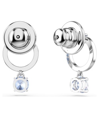 Attract - Bleu Argenté - Boucles d'oreilles - Swarovski acheter