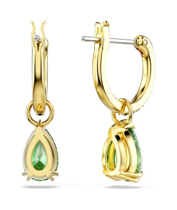 Attract - Taille Poire - Vert Doré - Boucles d'oreilles - Swarovski livraison gratuite