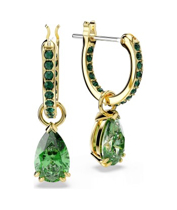 Attract - Taille Poire - Vert Doré - Boucles d'oreilles - Swarovski livraison gratuite