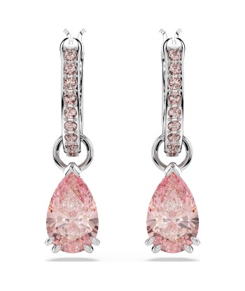 Attract - Taille Poire - Rose Argenté - Boucles d'oreilles - Swarovski Vous souhaitez 