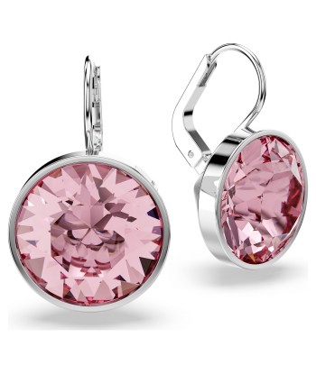 Bella - Rose Argenté - Boucles d'oreilles - Swarovski Economisez 