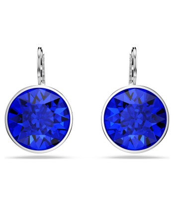 Bella - Bleu Argenté - Boucles d'oreilles - Swarovski basket pas cher