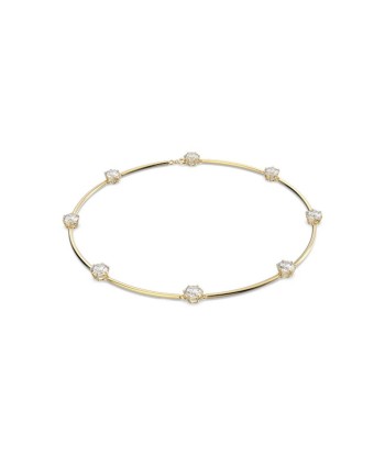 Constella - Blanc Doré - Collier - Swarovski pas cheres