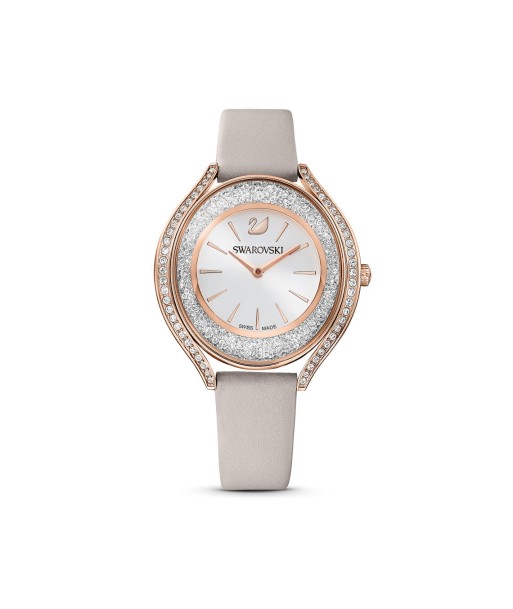 Crystalline Aura - Blanc Doré Rose - Montre - Swarovski Faites des économies