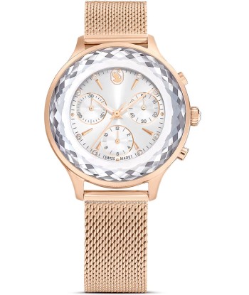 Nova Chrono - Montre - Doré rose - Swarovski livraison et retour toujours gratuits