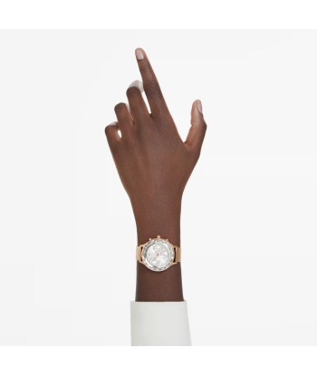 Nova Chrono - Montre - Doré rose - Swarovski livraison et retour toujours gratuits