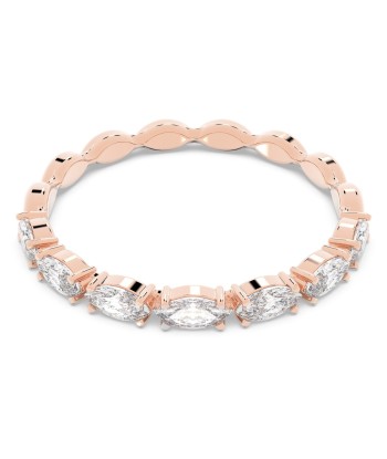 Vittore - Blanc Doré Rose - Marquise - Bague - Swarovski l'achat 