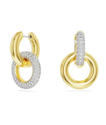 Dextera - Blanc Doré - Boucles d'oreilles - Swarovski l'achat 