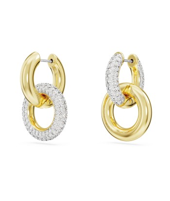 Dextera - Blanc Doré - Boucles d'oreilles - Swarovski l'achat 