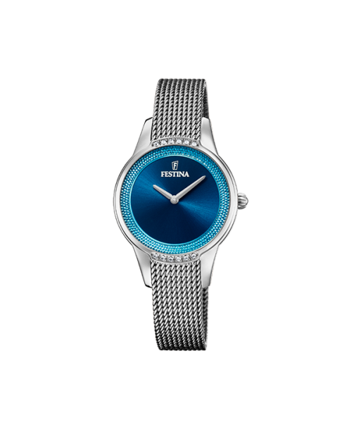 Mademoiselle - Modèle F20494/2 - Argenté & Bleu - Montre Festina En savoir plus