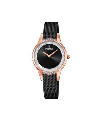 Mademoiselle - Modèle F20496/2 - Rosé & Noir - Montre Festina Comment ça marche